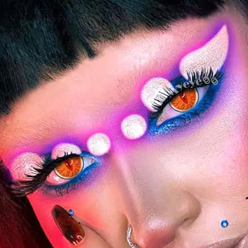 MYEYEBB Blind Kibutsuji Muzan Cosplay Colored Contact Lenses - image 6