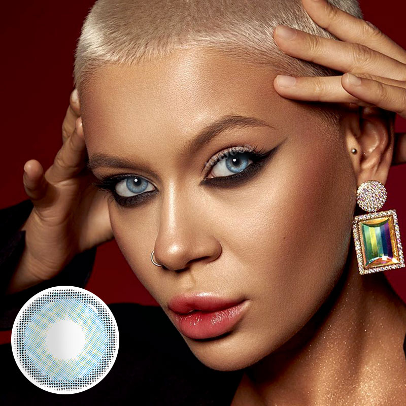 MYEYEBB Moonbeam I Blue Tomorrowland N1 Prescription Colored Contact Lenses - image 4