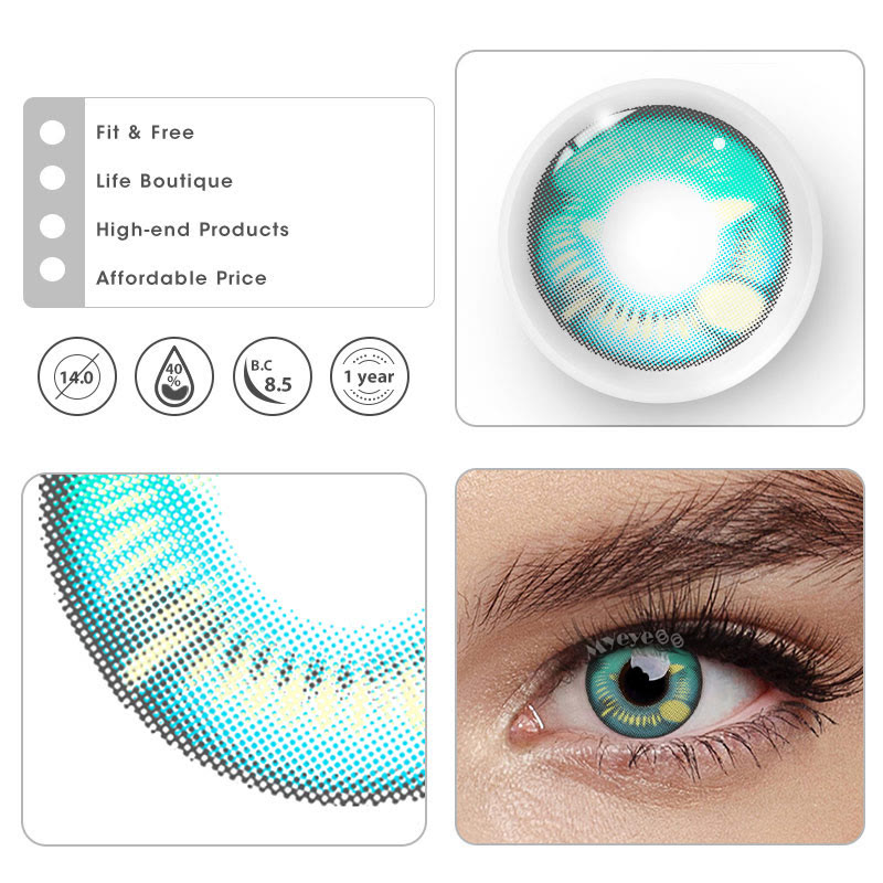 MYEYEBB Makomo Prescription Cosplay Colored Contact Lenses -MYEYEBB