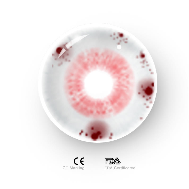 MYEYEBB Crimson Mirage White Cosplay Colored Contact Lenses丨1 Day - image 7