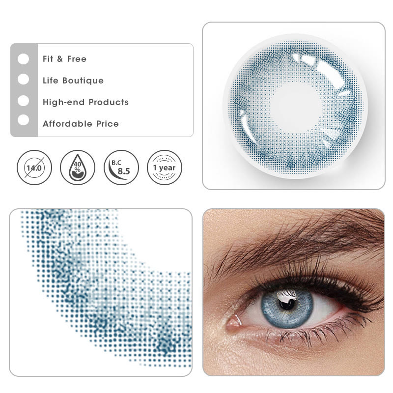 MYEYEBB Sydney Blue Prescription Colored Contact Lenses - image 6