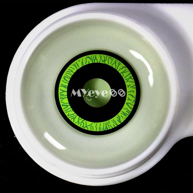 MYEYEBB Nebulos Green Cosplay Colored Contact Lenses - image 14