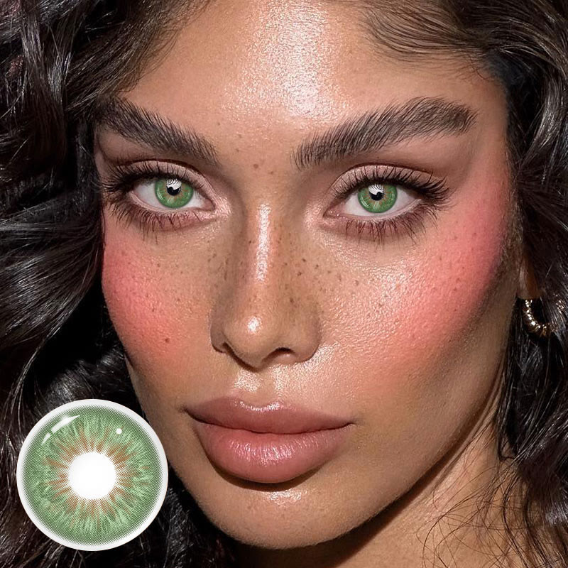 MYEYEBB Crush Green Colored Contact Lenses