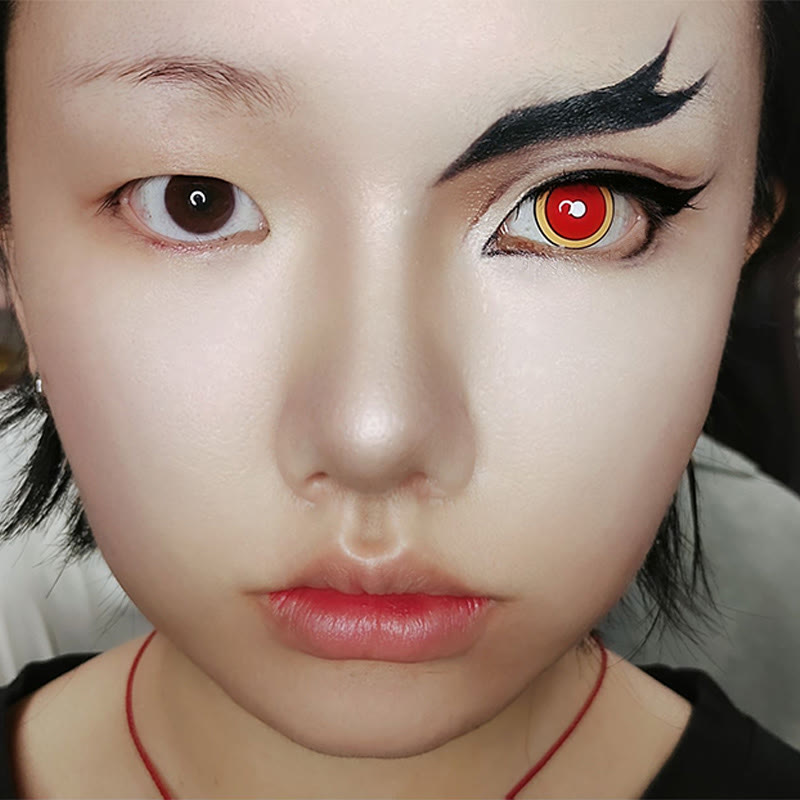 MYEYEBB Blind Rengoku Kyoujurou Cosplay Colored Contact Lenses-MYEYEBB