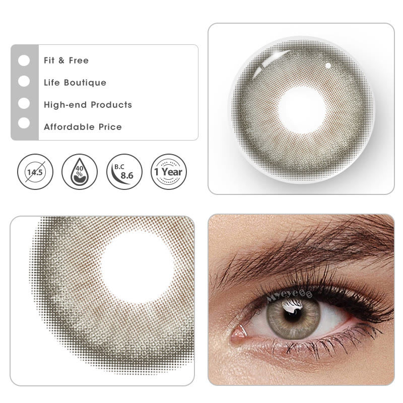MYEYEBB Foxy Brown Colored Contact Lenses - image 9