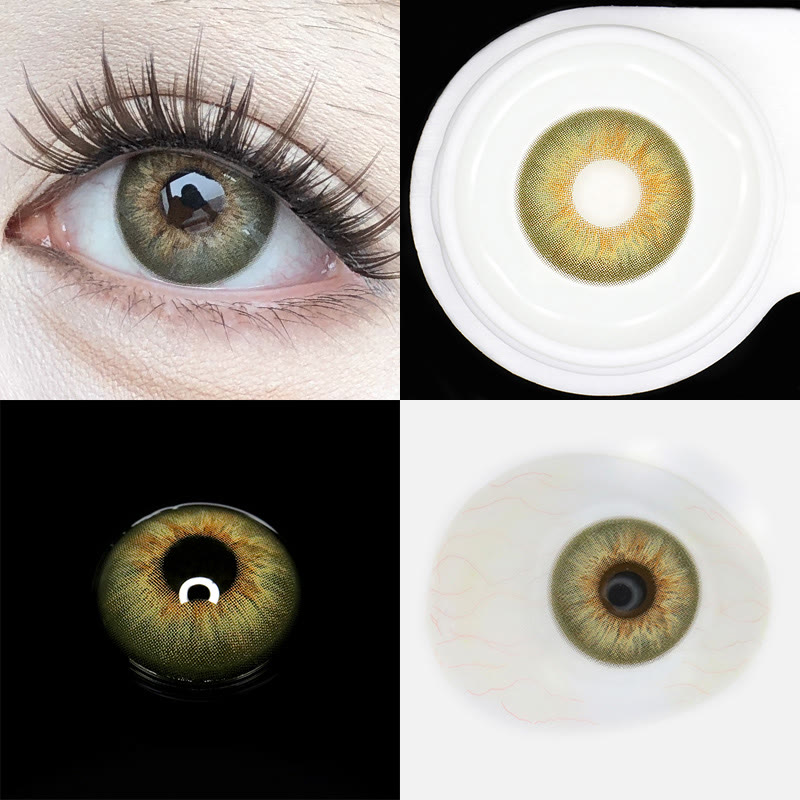 MYEYEBB Dew Brown Colored Contact Lenses - image 3