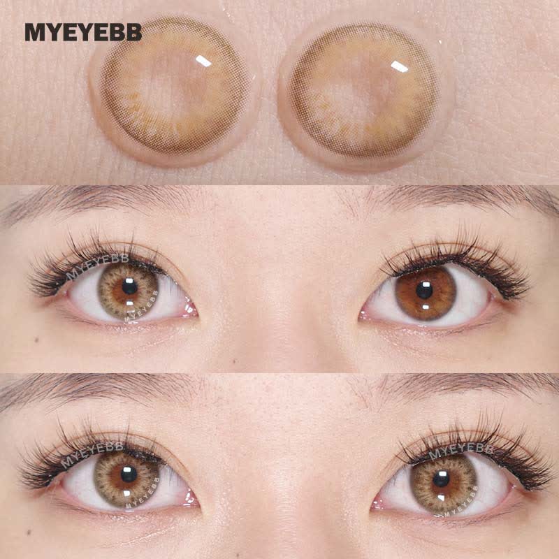 MYEYEBB DNA II Brown Prescription Colored Contact Lenses