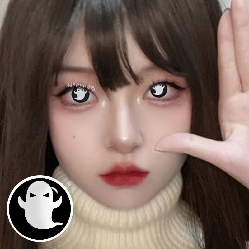 MYEYEBB Ghost Prescription Cosplay Colored Contact Lenses -MYEYEBB