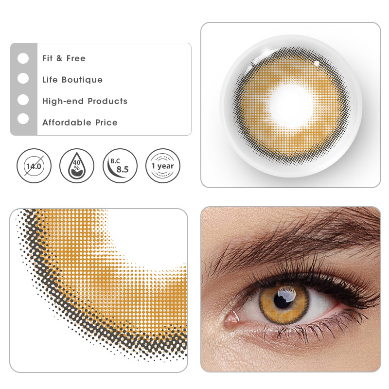 MYEYEBB Silvana Brown Prescription Colored Contact Lenses - image 9
