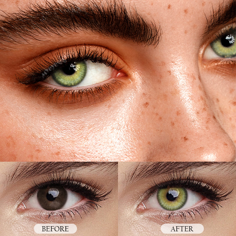 MYEYEBB Siren Green Prescription Colored Contact Lenses - image 10