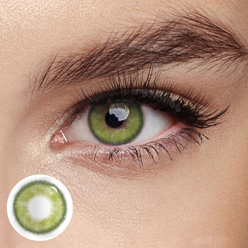 MYEYEBB Silvana Green Prescription Colored Contact Lenses - Silvana Green - -8.00 - FC327_GN - image 1