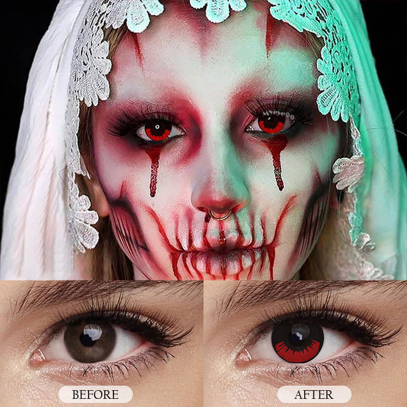 MYEYEBB Blind Kamado Tanjirou Prescription Cosplay Colored Contact Lenses  - image 11