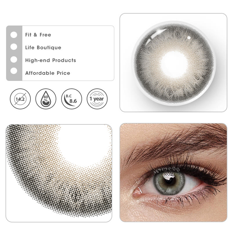 MYEYEBB Nebula Grey Colored Contact Lenses-MYEYEBB