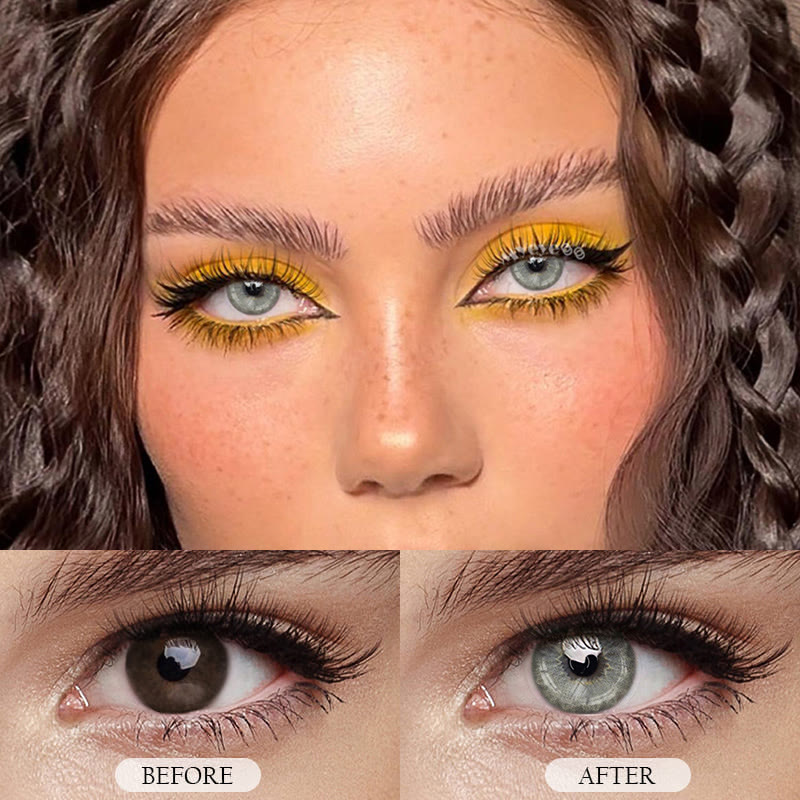 MYEYEBB Sydney Grey Prescription Colored Contact Lenses - image 4