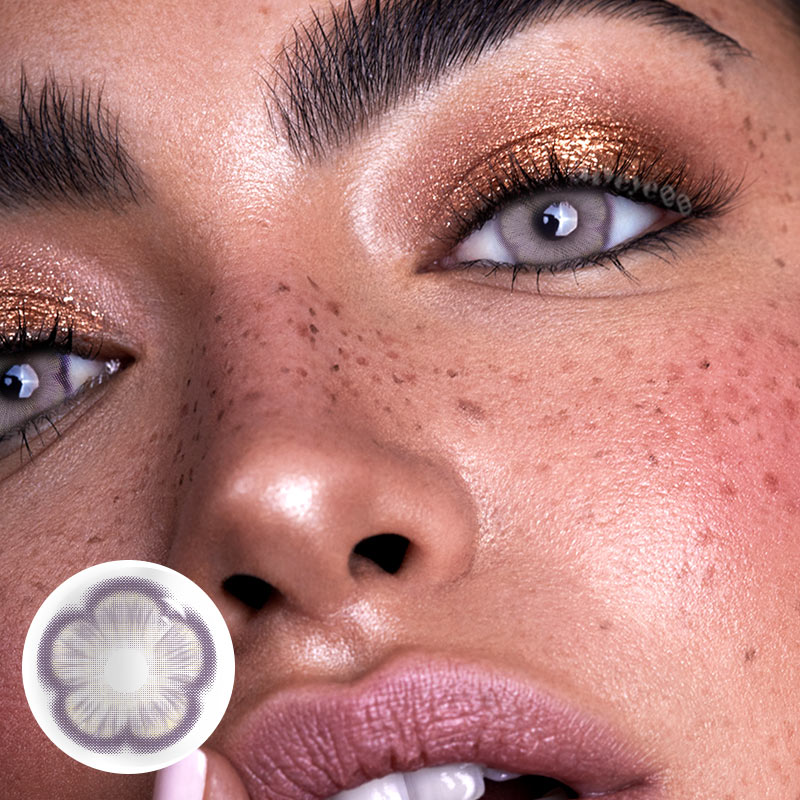 MYEYEBB Sakura Violet Prescription Colored Contact Lenses - image 2