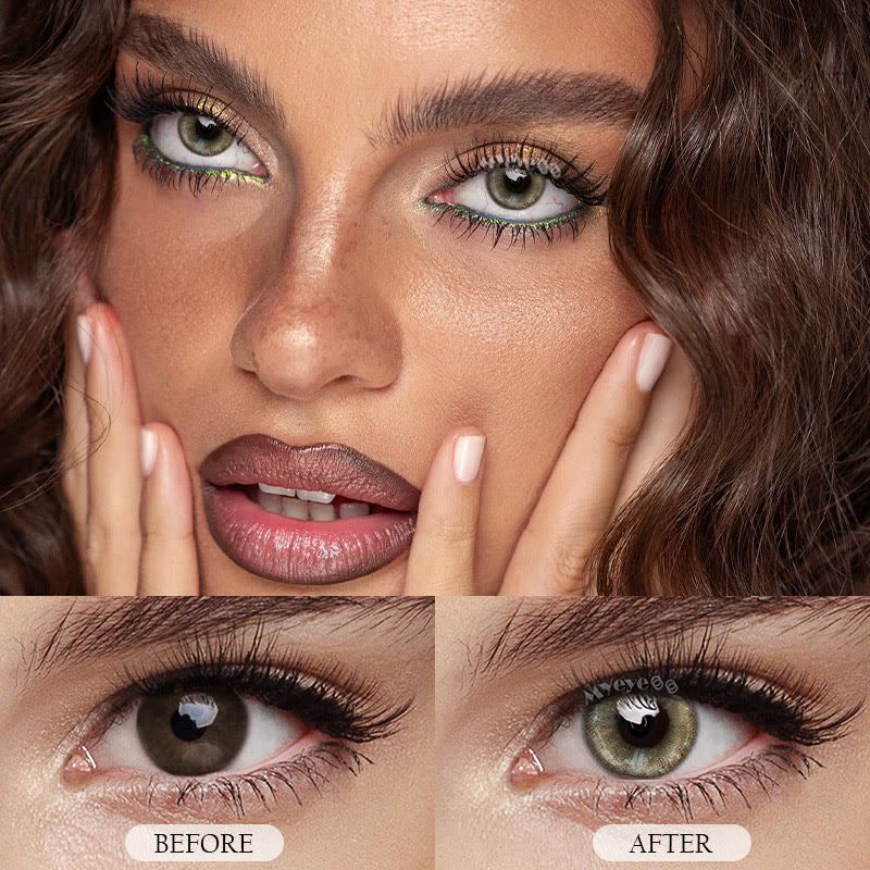 MYEYEBB Nebula Brown Colored Contact Lenses-MYEYEBB