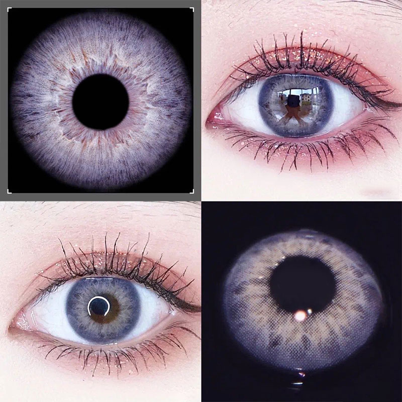 MYEYEBB DNA II Violet Prescription Colored Contact Lenses-MYEYEBB