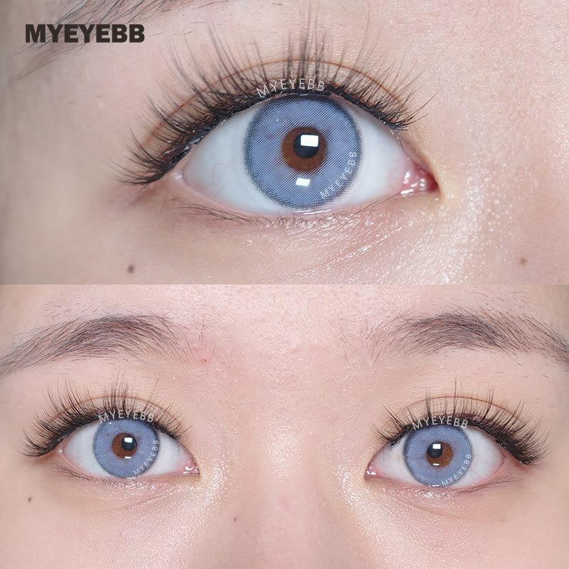 MYEYEBB Silvana Blue Prescription Colored Contact Lenses - image 4