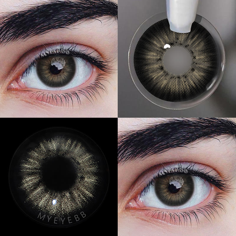 MYEYEBB New York III Black Prescription Men Colored Contact Lenses - image 7