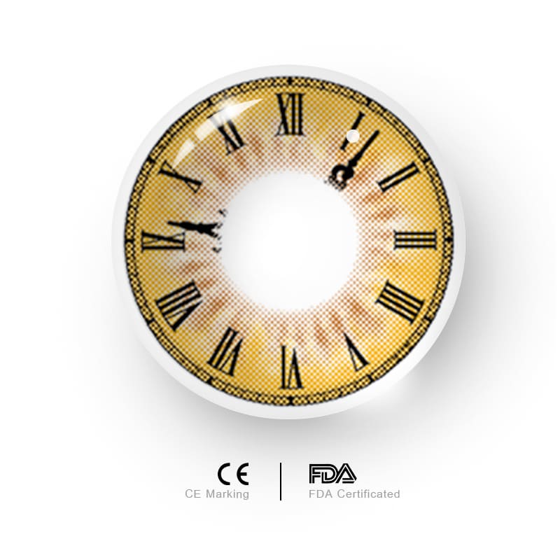 MYEYEBB Tokisaki Kurumi Yellow Cosplay Colored Contact Lenses - image 12