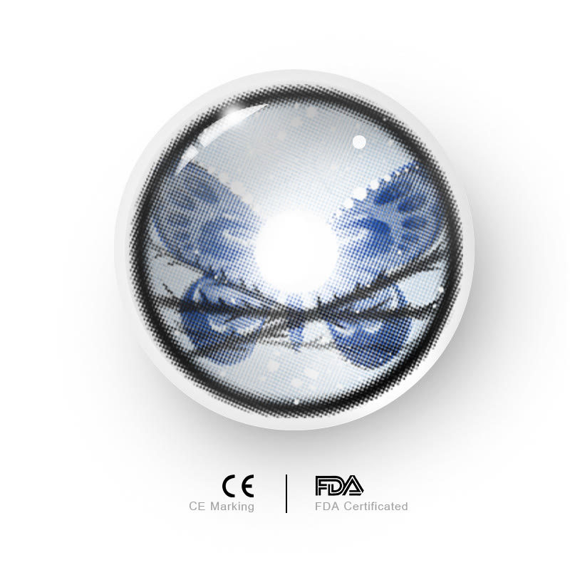MYEYEBB Deathwing Butterfly Blue Cosplay Colored Contact Lenses丨1 Day - image 7