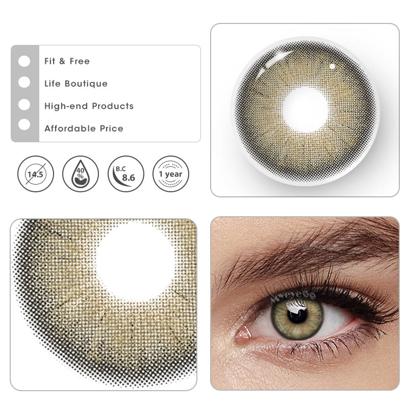 MYEYEBB Twilight Brown Colored Contact Lenses-MYEYEBB