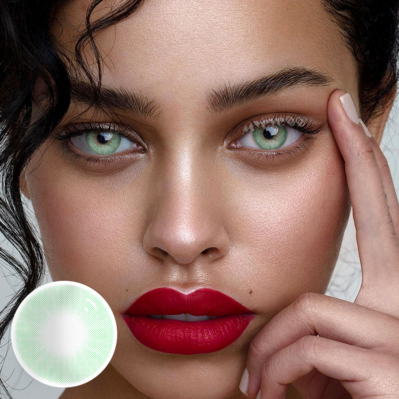 MYEYEBB Hid II Verde Prescription Colored Contact Lenses - image 2