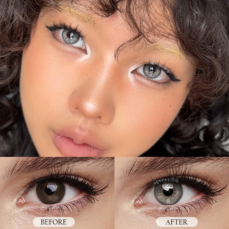 MYEYEBB Sunset Grey Colored Contact Lenses - image 5