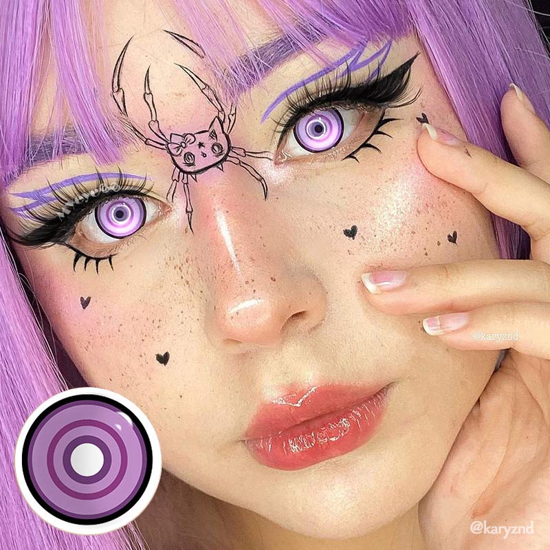 MYEYEBB Blind Sakuya Prescription Cosplay Colored Contact Lenses-MYEYEBB