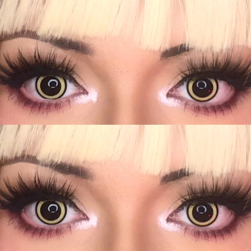 MYEYEBB Nebulos Yellow Cosplay Colored Contact Lenses - image 4