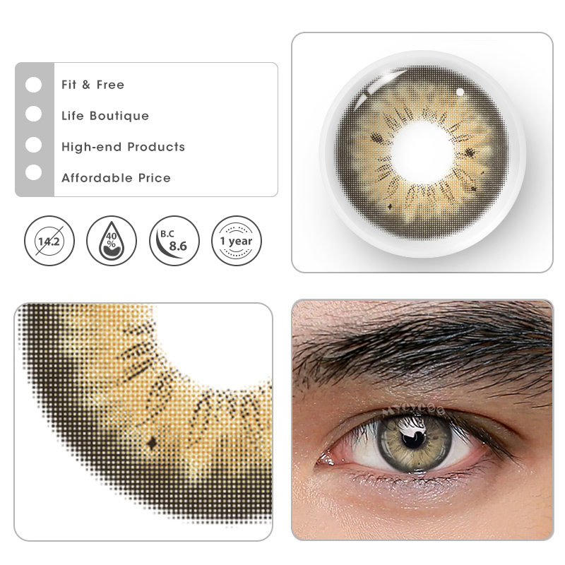 MYEYEBB Stunna Girl Nadine Prescription Men Colored Contact Lenses - image 8