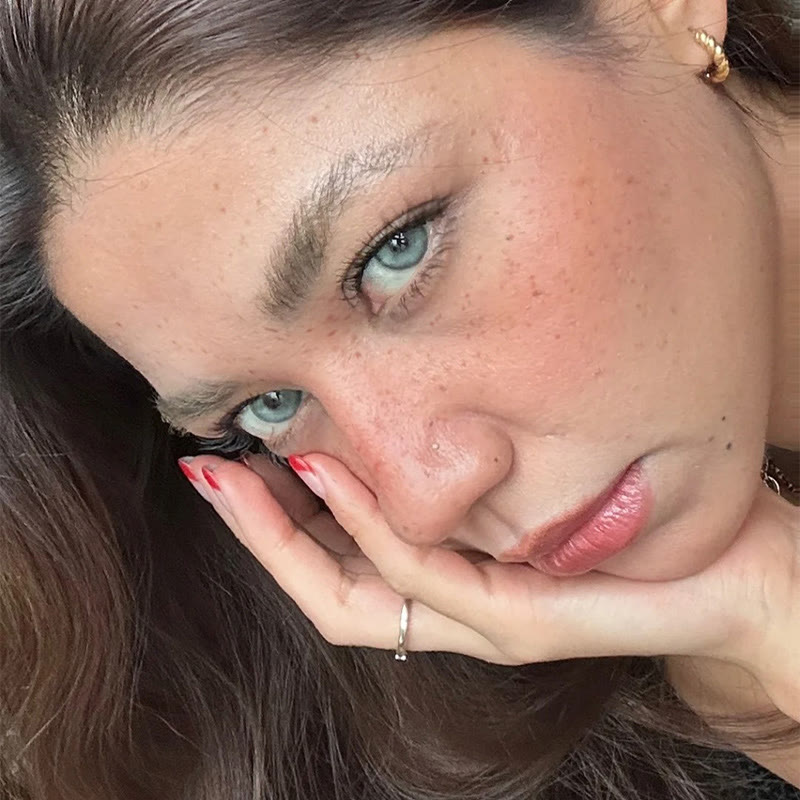 MYEYEBB Bubble Blue Prescription Colored Contact Lenses - image 8