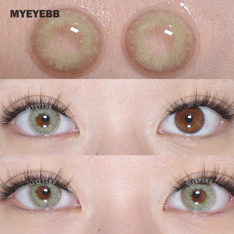 MYEYEBB Wild Cat Green Prescription Colored Contact Lenses - image 4
