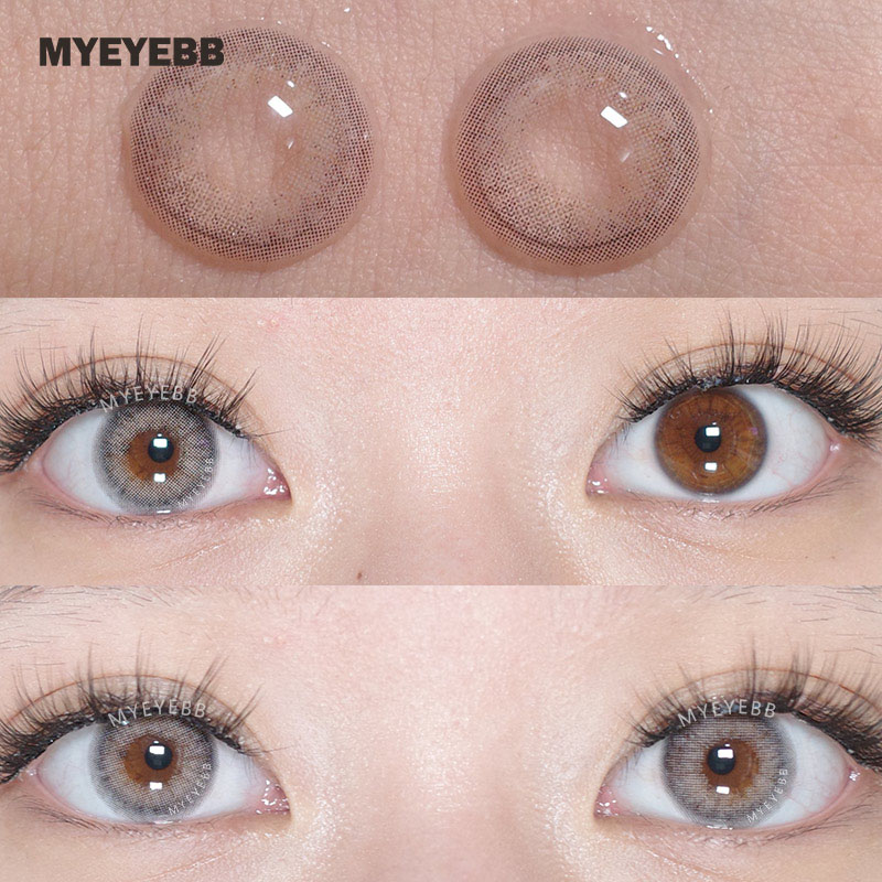 MYEYEBB Wild Cat Grey Prescription Colored Contact Lenses - image 4
