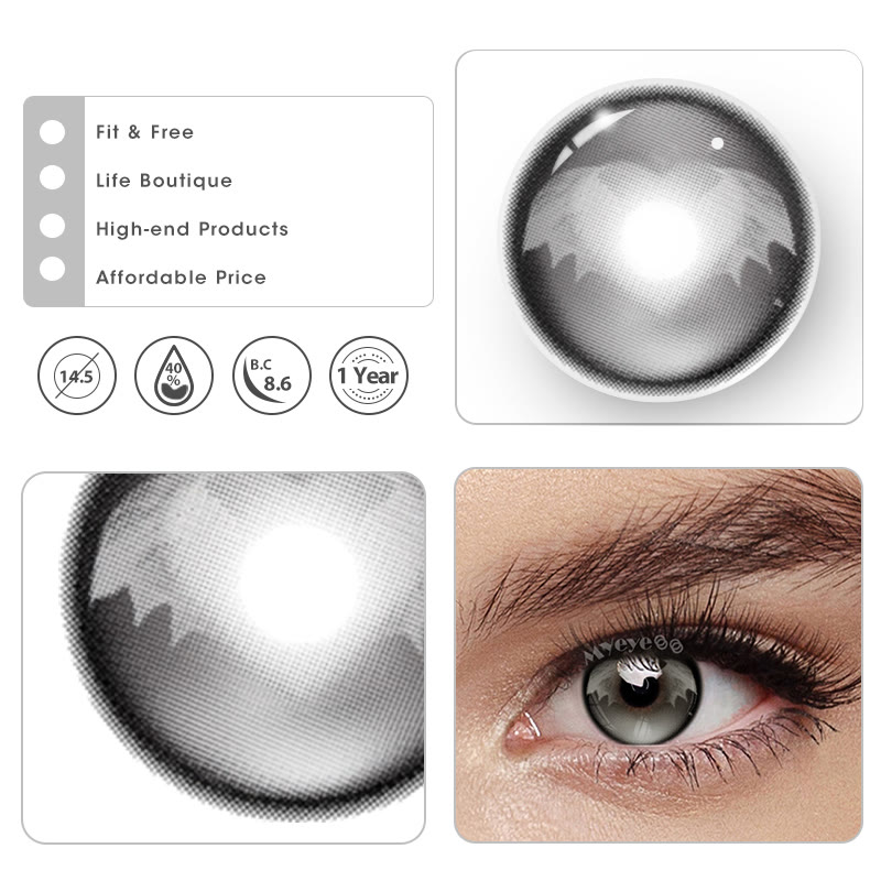 MYEYEBB Night Hunter Black Cosplay Colored Contact Lenses - image 4