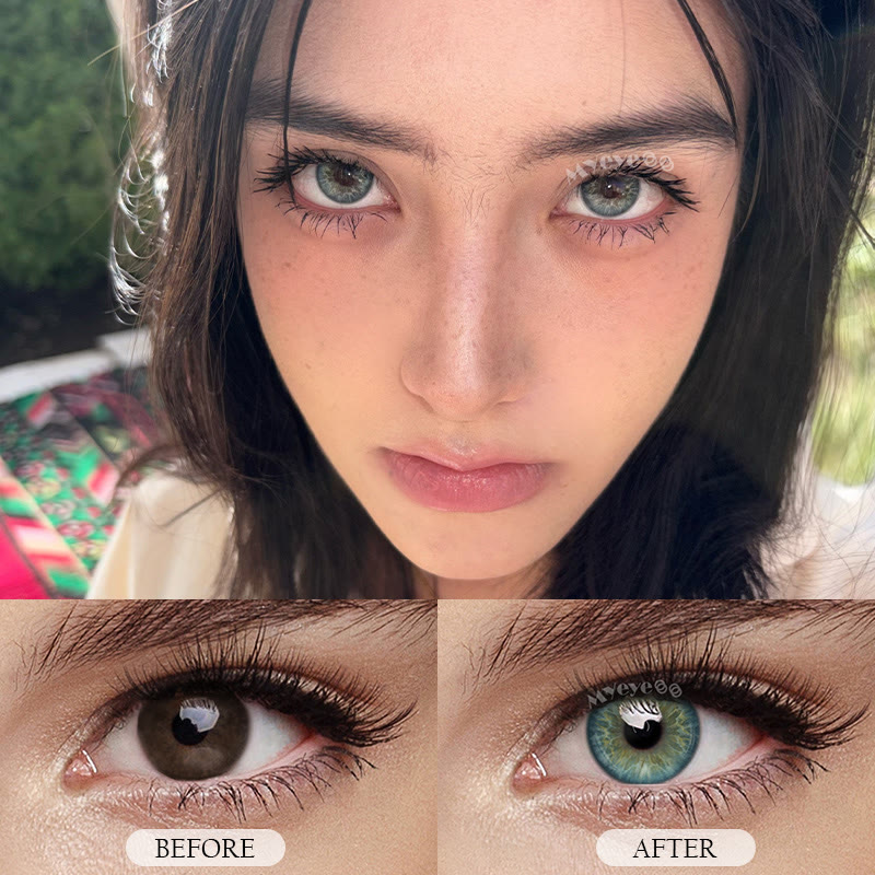 MYEYEBB Angel Blue Colored Contact Lenses | 6 Months - image 10