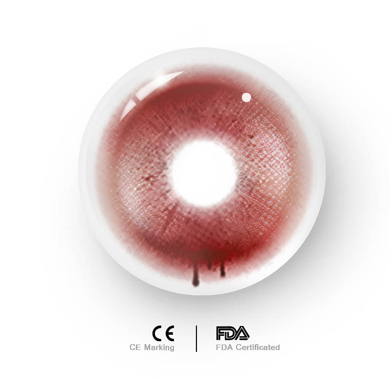 MYEYEBB Bloodtear Ruby Rift Cosplay Colored Contact Lenses - image 10