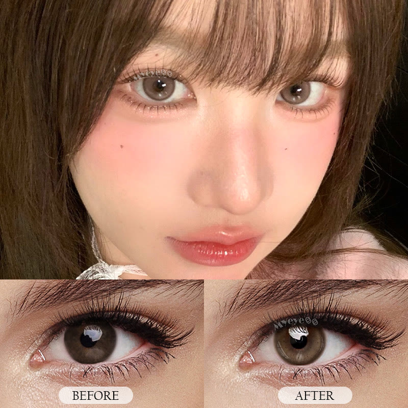 MYEYEBB Dusty Brown Prescription Colored Contact Lenses | Monthly - image 9