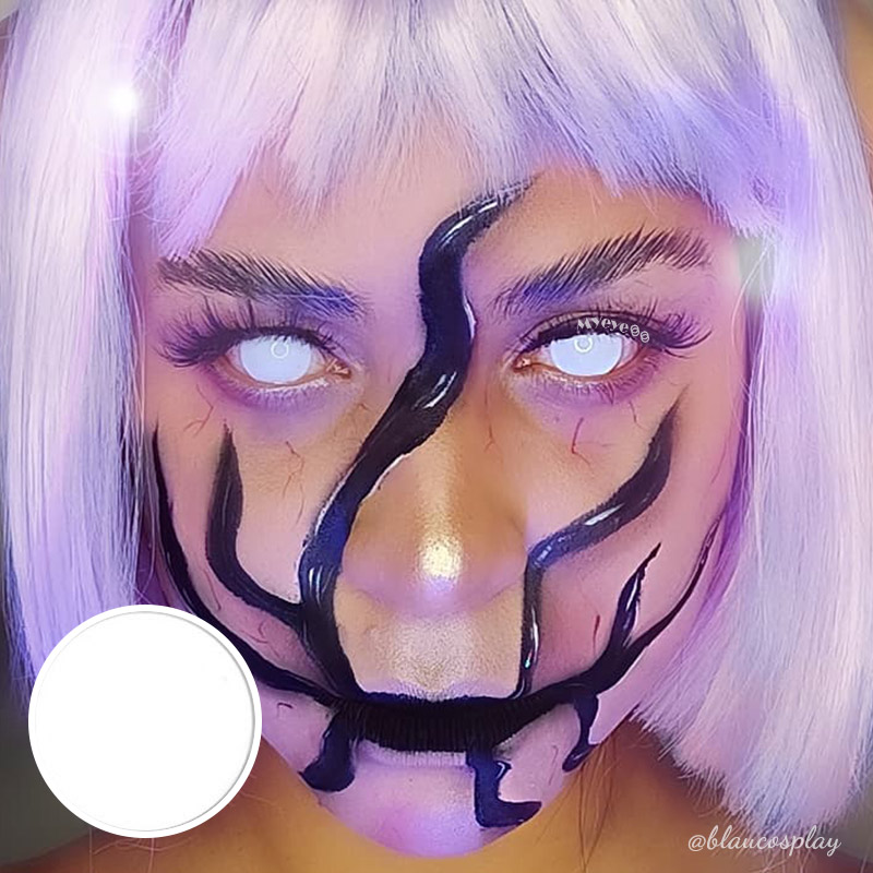 MYEYEBB Blind Mini Sclera White Out Cosplay Colored Contact Lenses - image 8