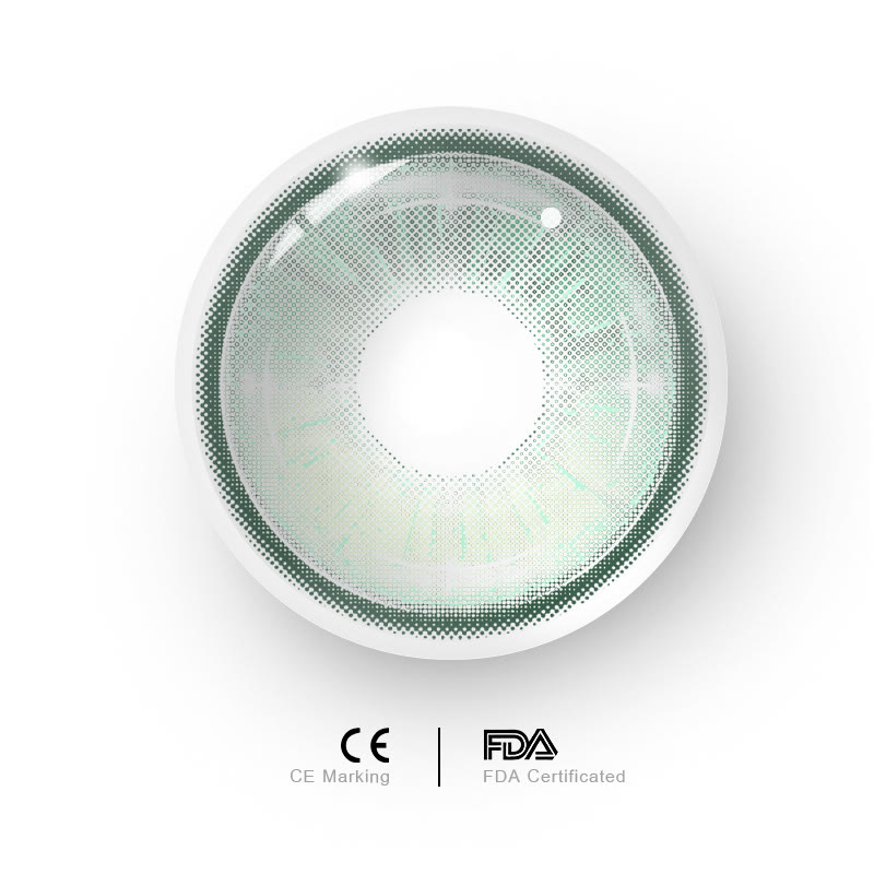 MYEYEBB Vista Green Prescription Colored Contact Lenses - image 5