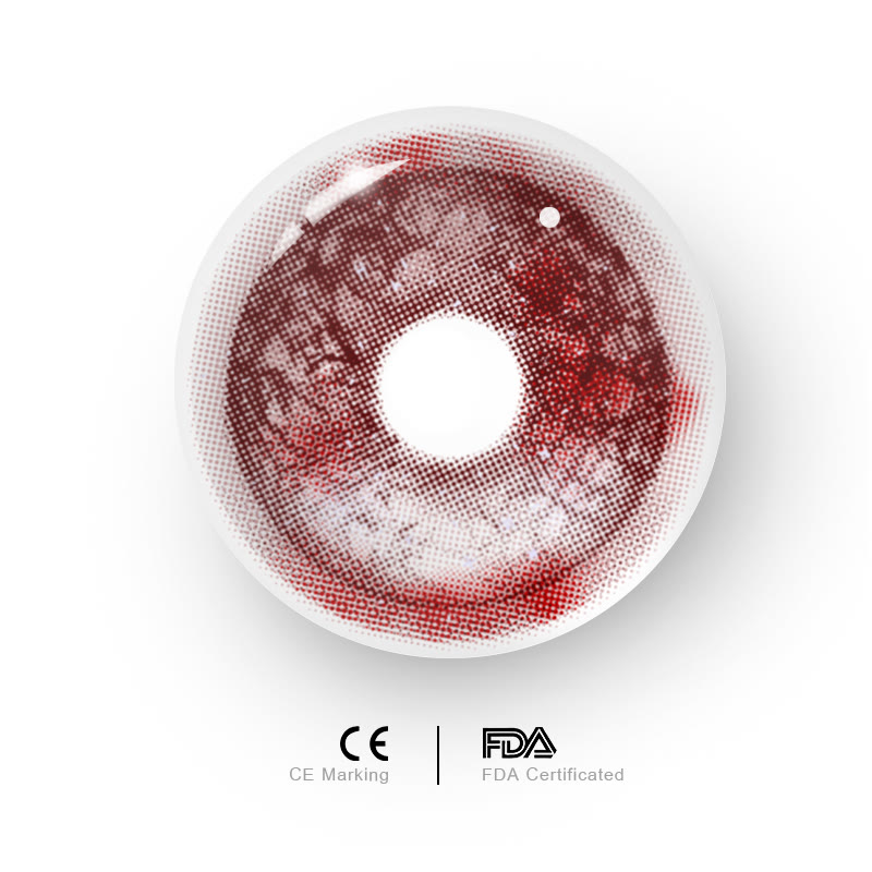 MYEYEBB Haunted Scarlet Red Cosplay Colored Contact Lenses丨6 Months - image 10