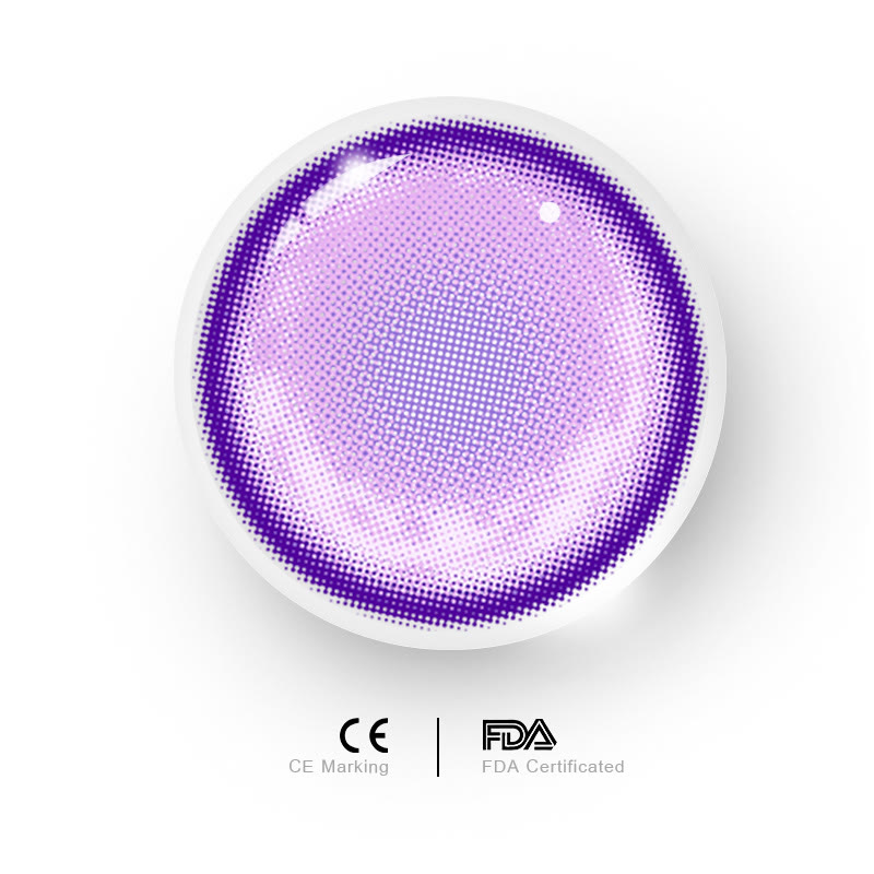 MYEYEBB Kochou Shinobu Violet Prescription Cosplay Colored Contact Lenses -MYEYEBB