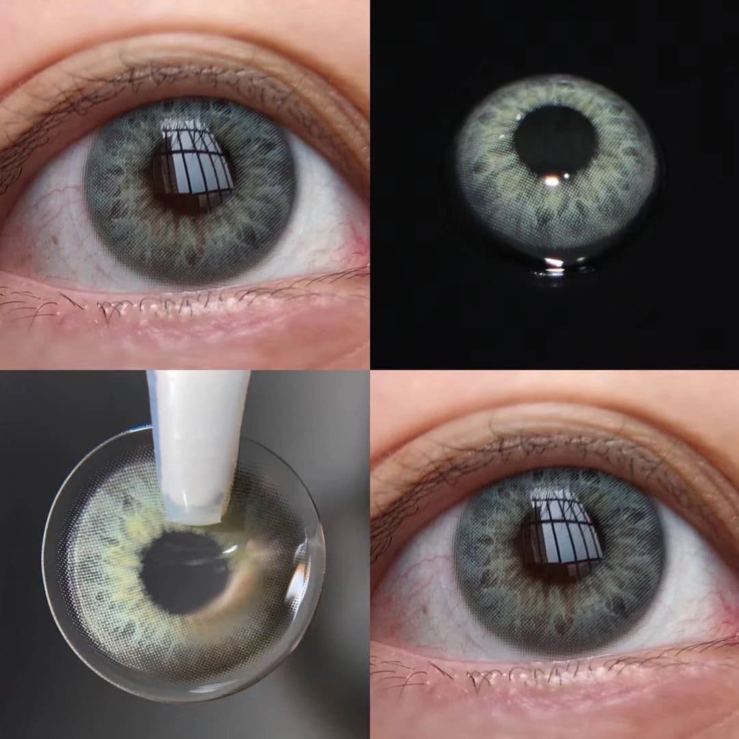 MYEYEBB DNA II Green Prescription Colored Contact Lenses-MYEYEBB