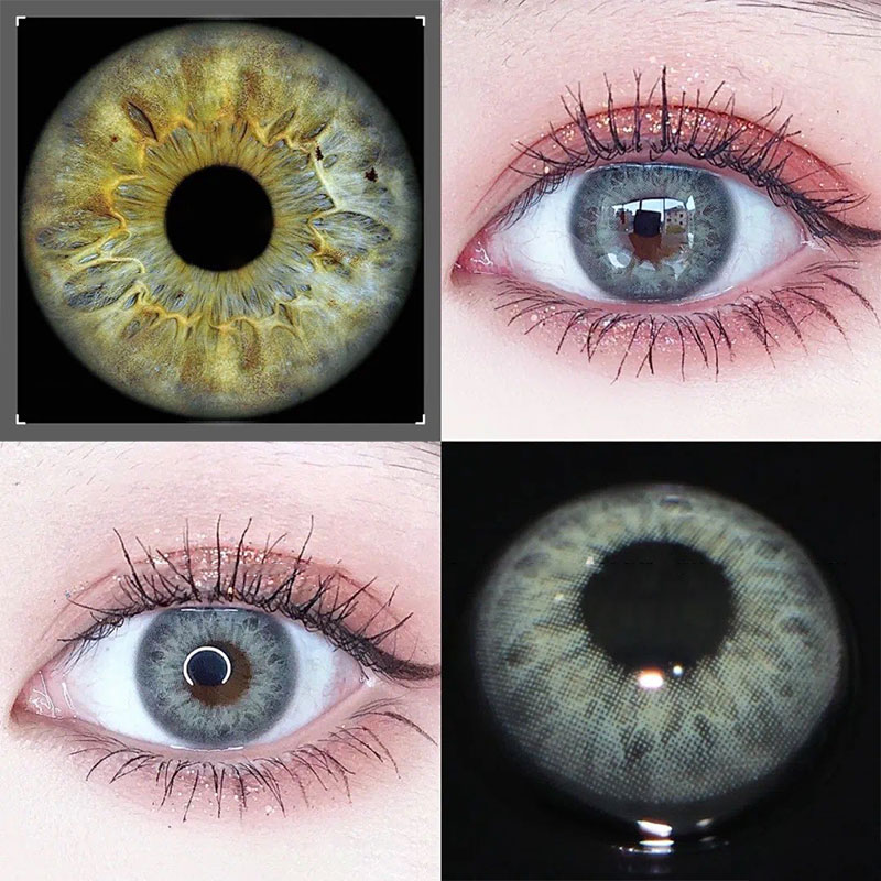 MYEYEBB DNA II Green Prescription Colored Contact Lenses - image 2