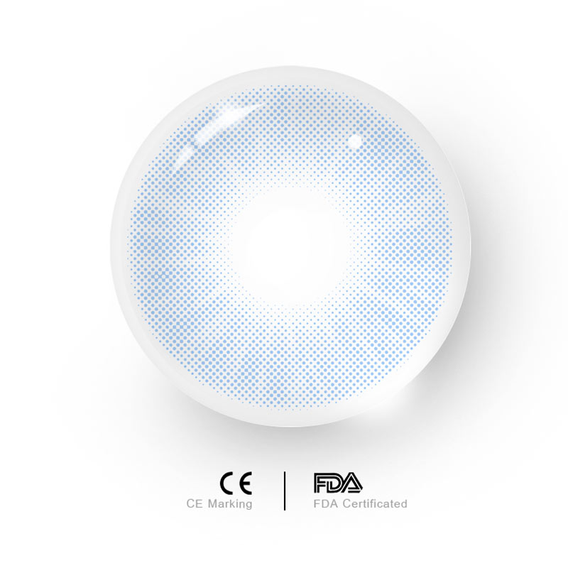 MYEYEBB Hid II Azul Prescription Colored Contact Lenses
