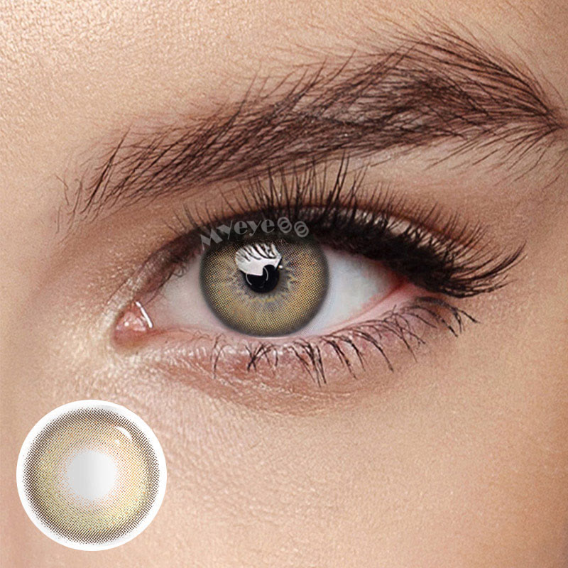 MYEYEBB Dream Bubble Brown Prescription Colored Contact Lenses - Satellite Brown - -8.00 - LM31_BN - image 1