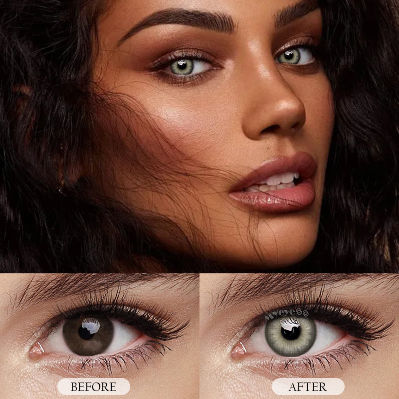 MYEYEBB Horizon Grey Prescription Colored Contact Lenses-MYEYEBB