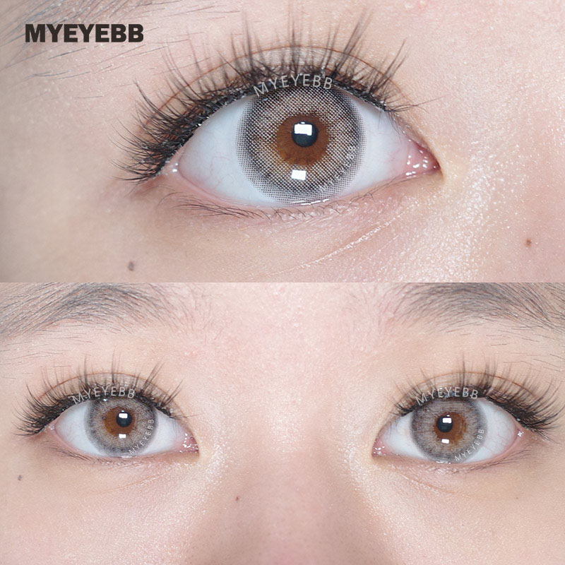 MYEYEBB Wild Cat Grey Prescription Colored Contact Lenses - image 3