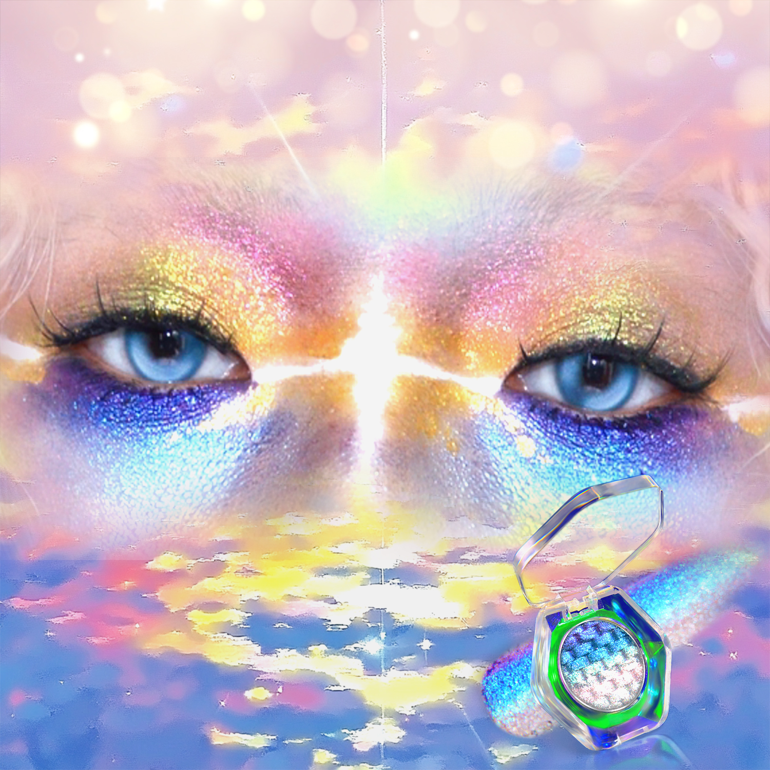 Chameleon Diamond Rainbow Eyeshadow
