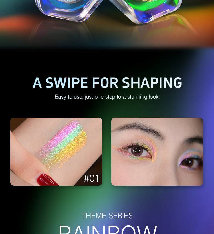 Chameleon Diamond Rainbow Eyeshadow